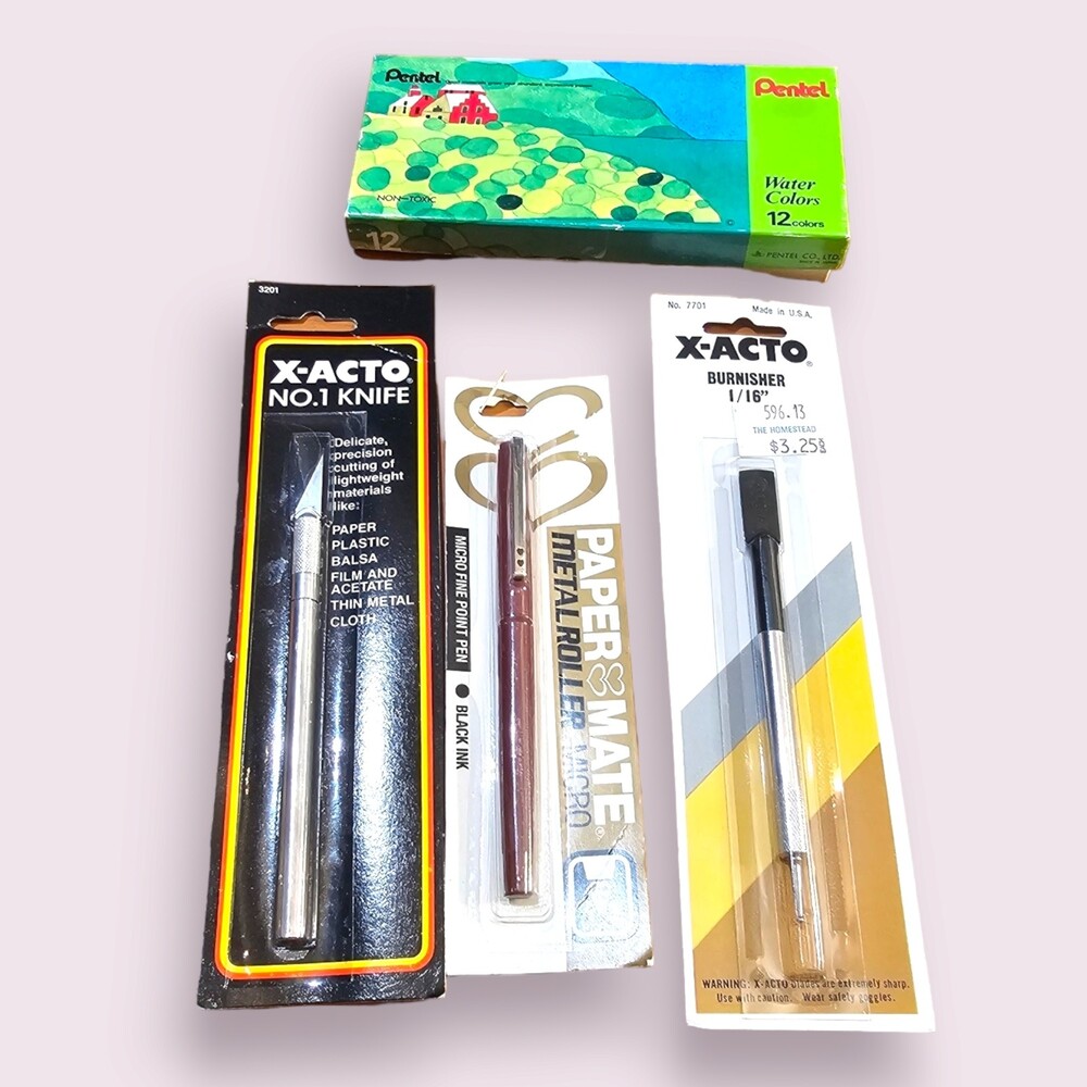 Vtg Art Supplies bundle